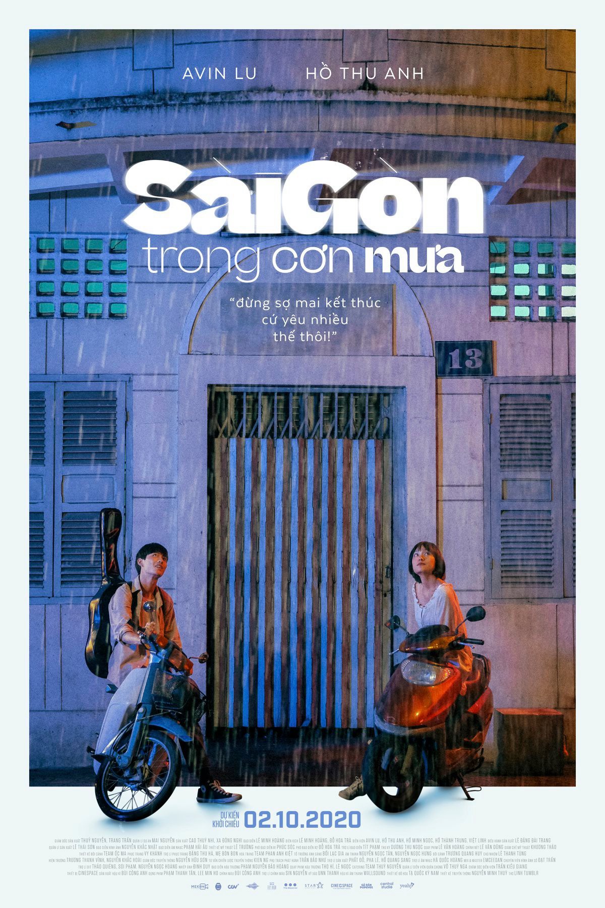 Sài Gòn trong cơn mưa 2020